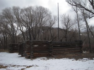 Reconstruction of Pike's Stockade on the Rio Conejos