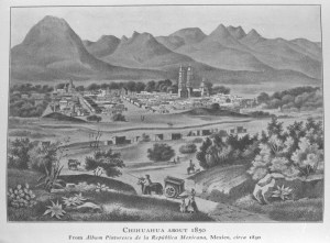 Ciudad Chihuahua, ca. 1850. Palace of the Governors Museum Photo Archives